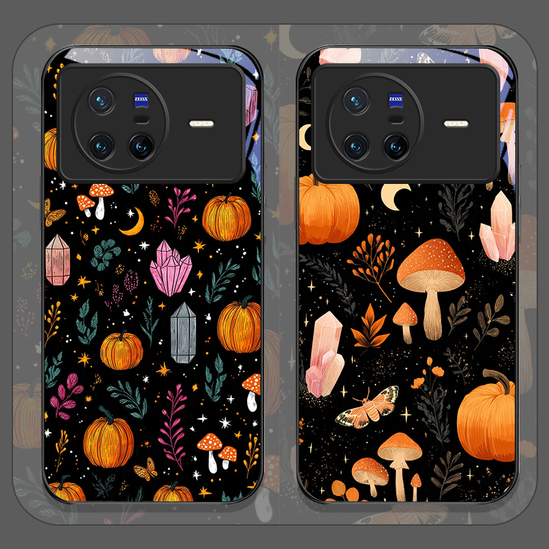 Oppo Reno 12 - Casing Ponsel Kaca Tempered dengan Desain