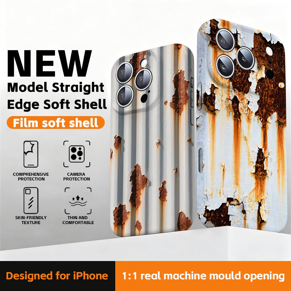 Apple Iphone 15 Pro Max - Casing HP Tekstur Rust, Lapisan Pelindung