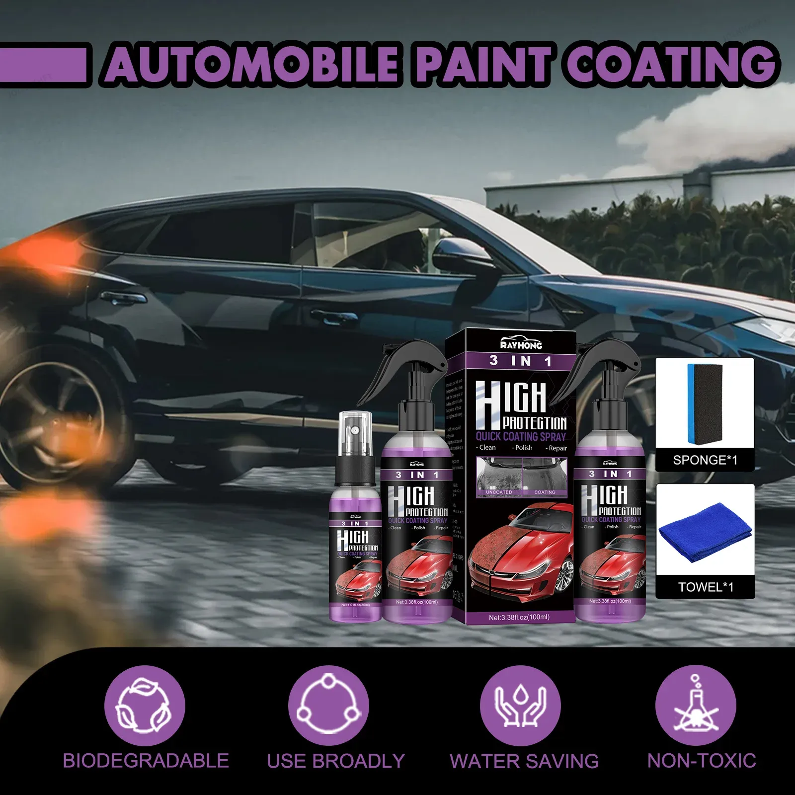 100ML 3 in 1 Cairan Pelapis Na - Nano Liquid Coating ulasan dan harga