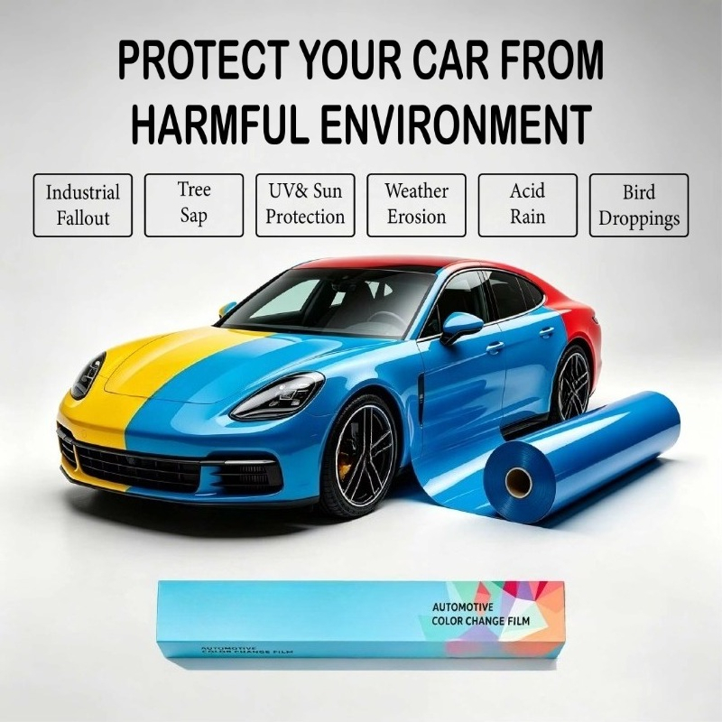 Film Pembungkus Mobil TPU Biru - Anti Blue Light Film ulasan dan harga