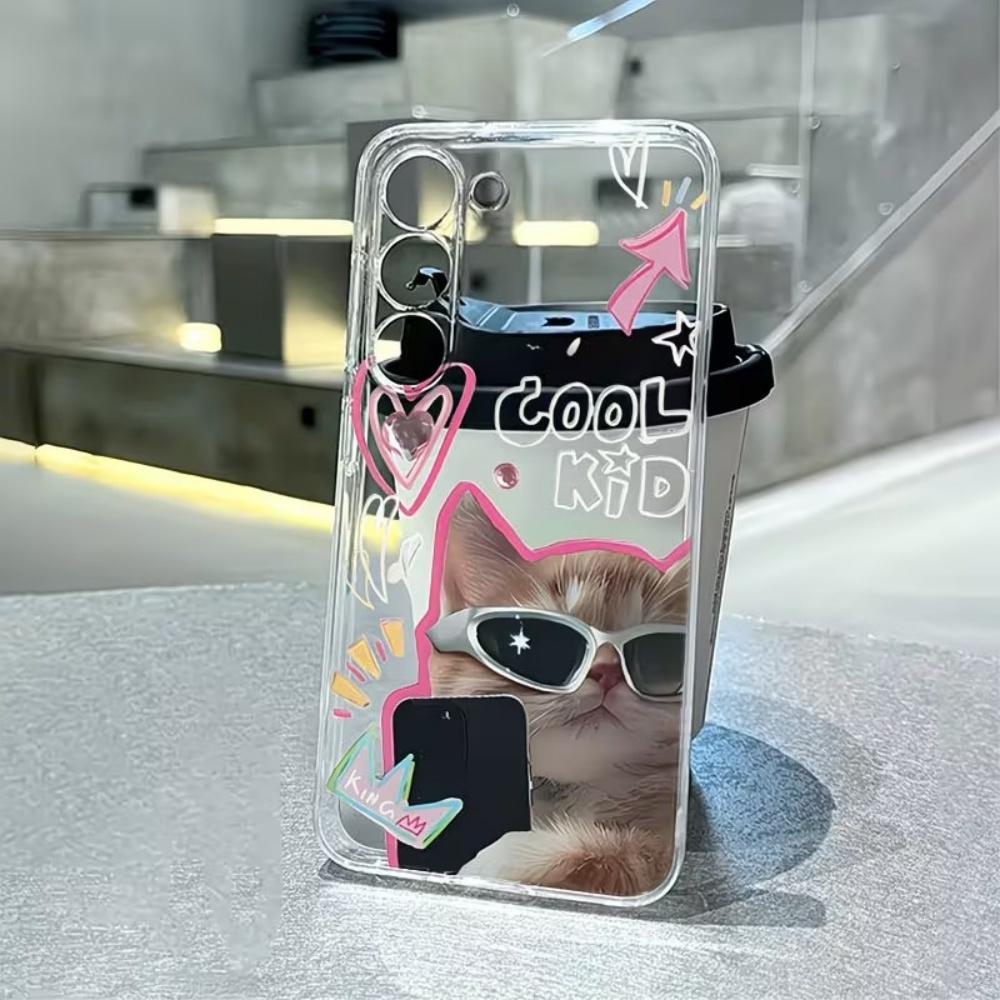 Casing Ponsel TPU Bening Pola  - Samsung Galaxy A55 ulasan dan harga