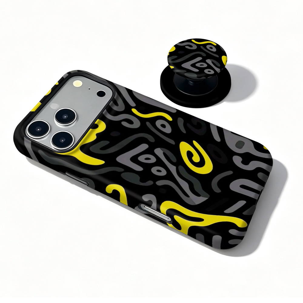 Casing Magnetik Grafiti Abstra - Huawei Nova 12 ulasan dan harga
