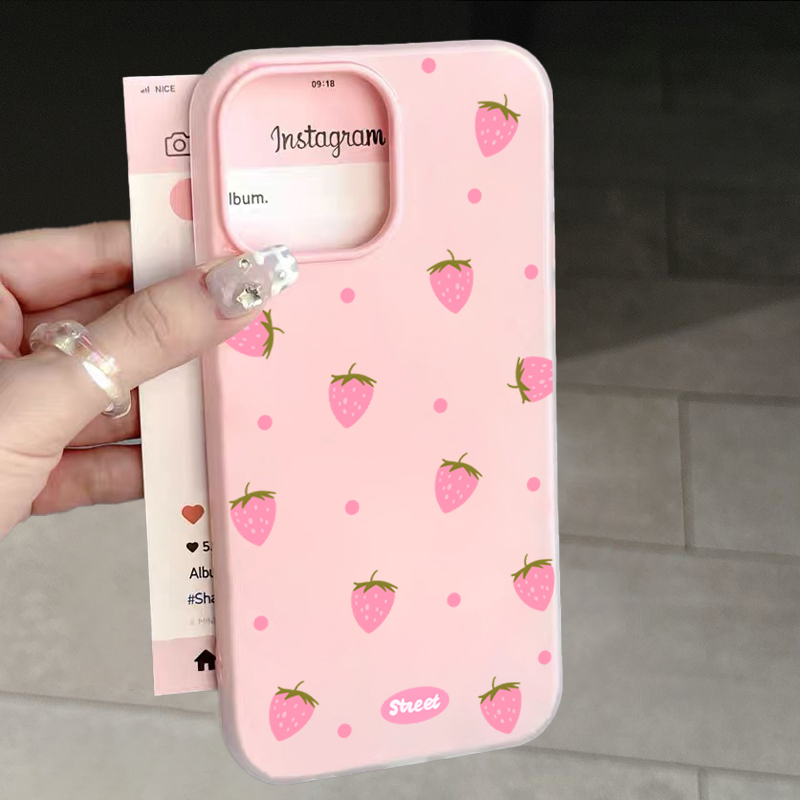 Casing Ponsel Motif Stroberi M - Xiaomi Redmi Note 14 ulasan dan harga