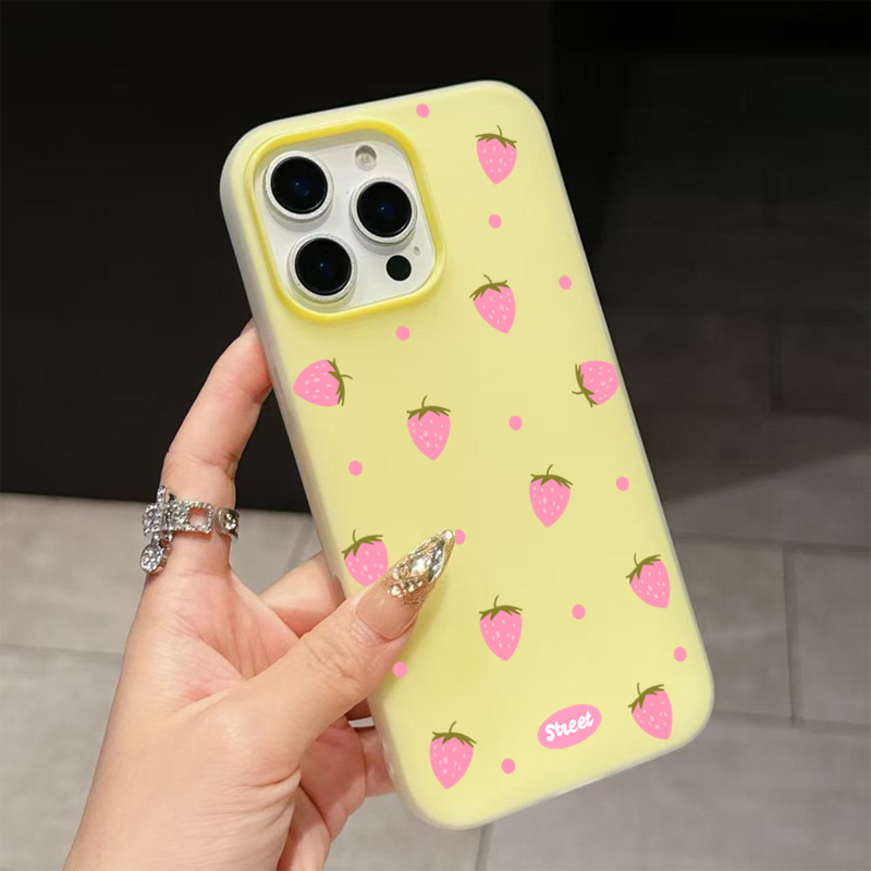 Casing Ponsel Motif Stroberi M - Xiaomi Redmi Note 14 ulasan dan harga
