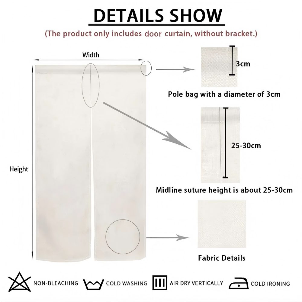 Tirai Pintu VIKAMA dengan Ceta - Privacy Screen Protector ulasan dan harga