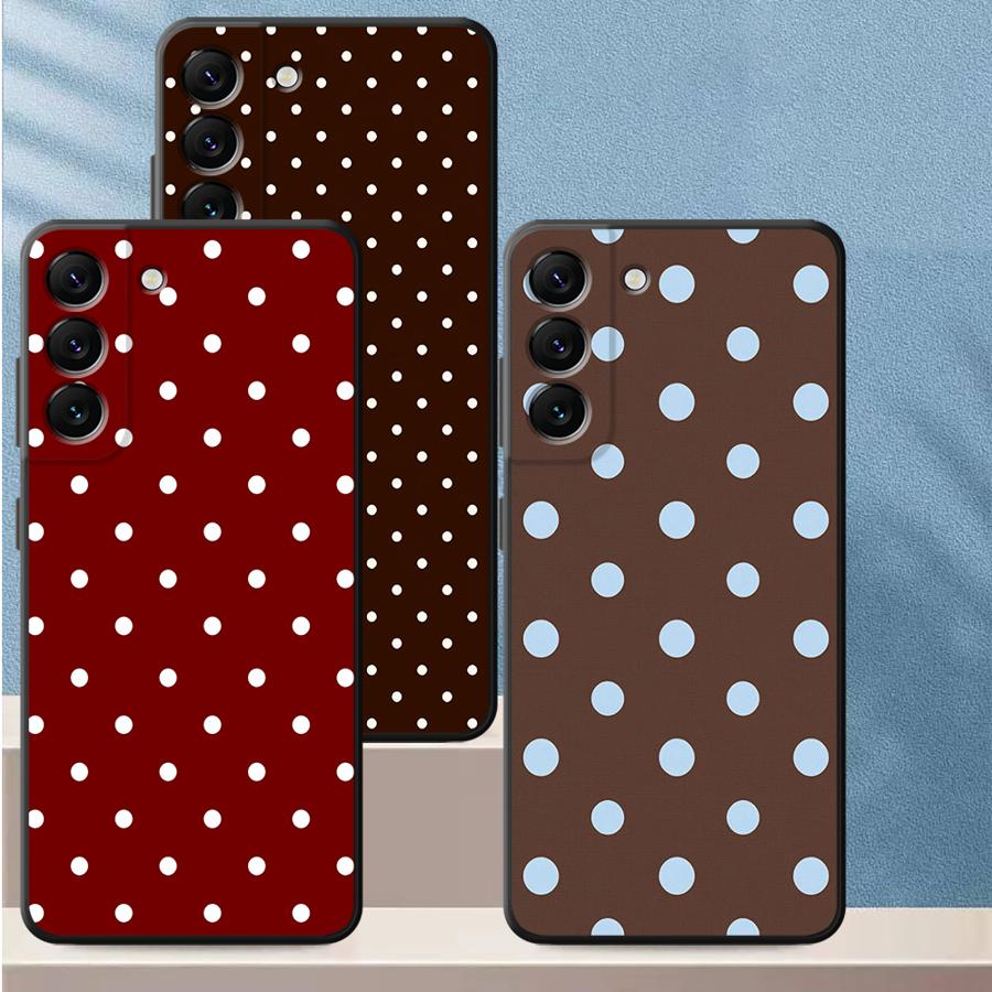 Casing Polkadot Retro untuk Sa - Samsung Galaxy A55 ulasan dan harga